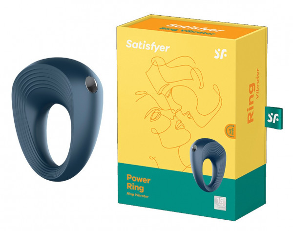 SATISFYER Power Ring Vibrator dark blue