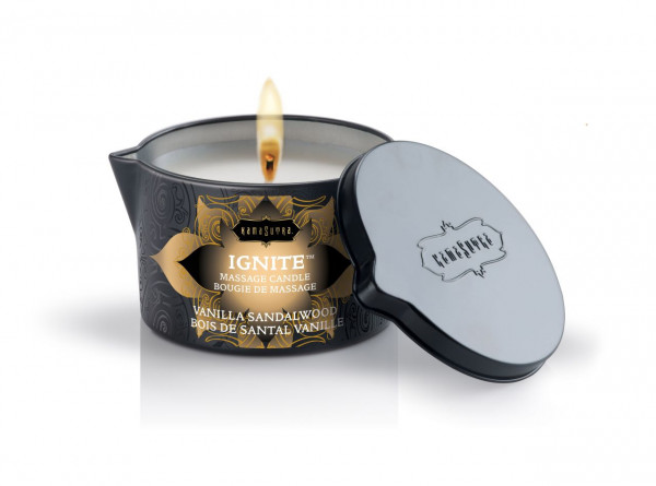 KAMA SUTRA Ignite Massage Candle Vanilla Sandlewood 170g