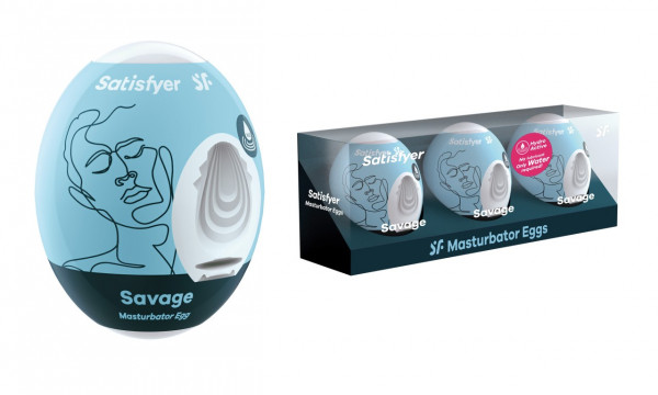 SATISFYER Men Masturbator Egg Savage 3er Set